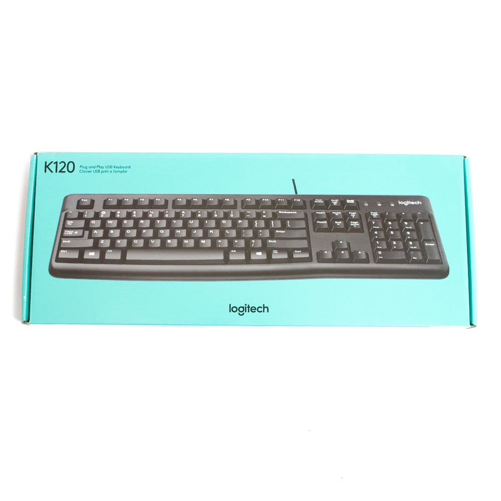 Logitech, Black, Keyboard, Tech, K120, Wired, 20553